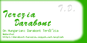 terezia darabont business card